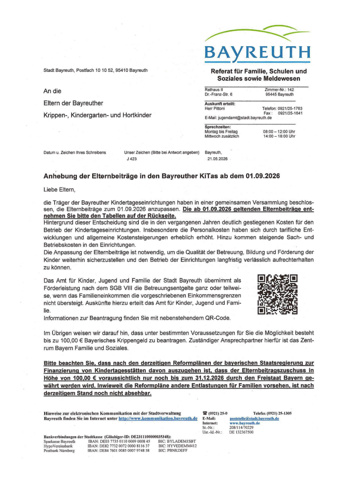 Öffnungszeiten & Kosten
