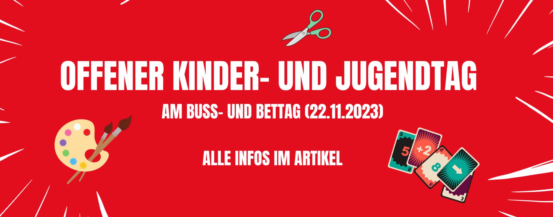 Jetzt Ihr Kind anmelden: Offener Kinder- und Jugendtag