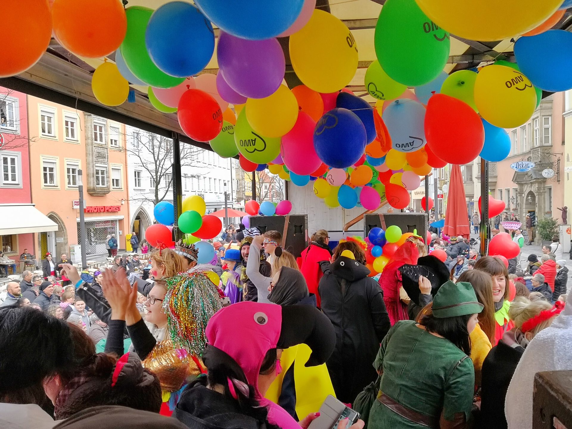 AWO-Truck beim Bayreuther Fasching dabei