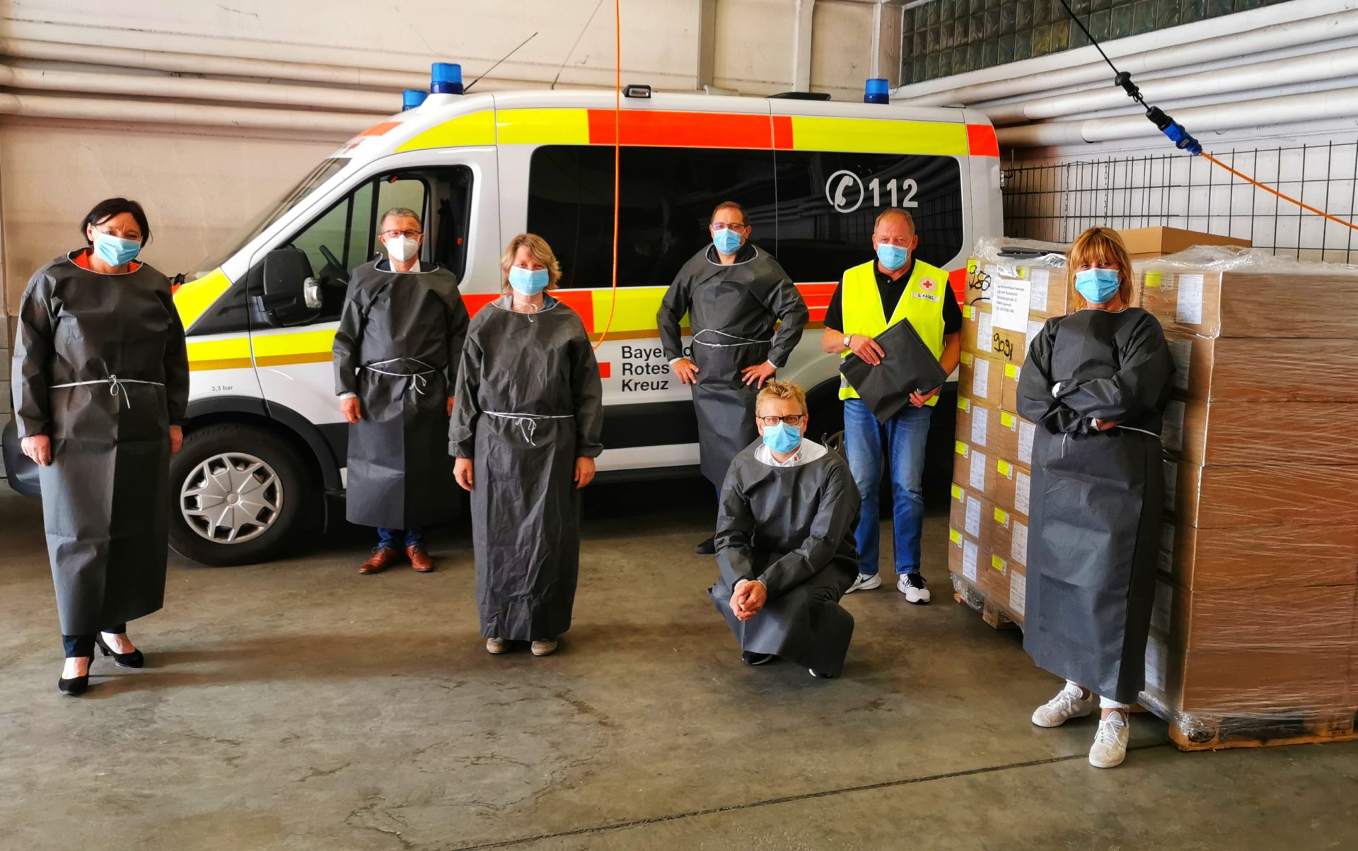 Kräfte bündeln: Bayreuther Wohlfahrtsverbände kümmern sich gemeinsam um Infektionsschutzkittel