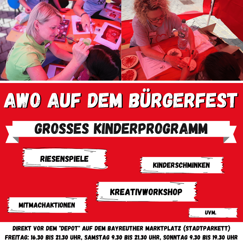 Kein Titel (940 × 900 px) (940 × 940 px) Die AWO auf dem Bayreuther Bürgerfest 2022