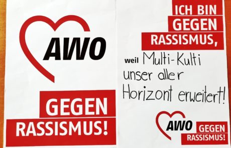 Wir zeigen Flagge: AWO gegen Rassismus