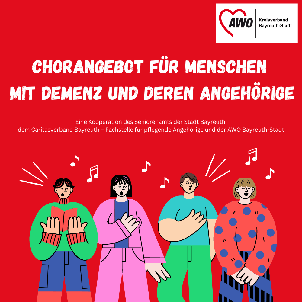 Chorangebot für Menschen mit Demenz und deren Angehörige