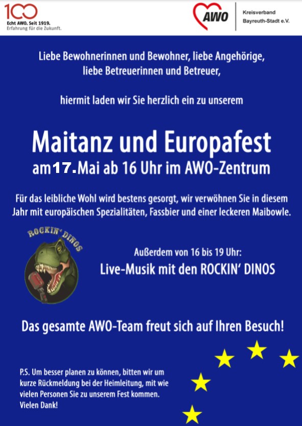 Maitanz und Europafest